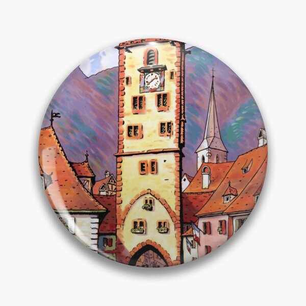 Item preview, Vintage Travel Poster | Chemins de Fer dAlsace et de Lorraine | Ribeauvillé | Early 20th Century Art & Historical Charm designed and sold by artofuniverse.