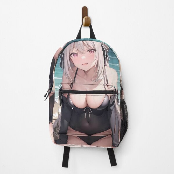 Item preview, Lily Spy Room Anime Girl Waifu Black Bikini Beach designed and sold by Raslbazola.