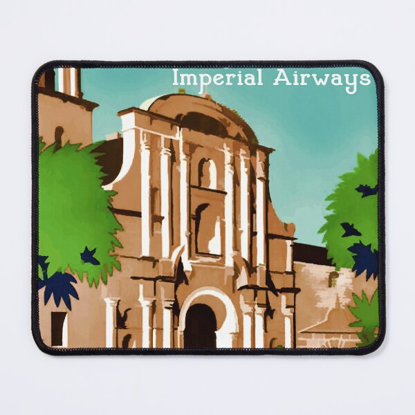Item preview, Vintage South America Travel Poster | Imperial Airways Art Deco Style | Spanish Colonial Architecture & Cultural Richness designed and sold by artofuniverse.