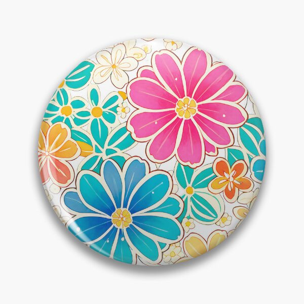 Item preview, Large flowers of different colors 2 designed and sold by Djscusa.