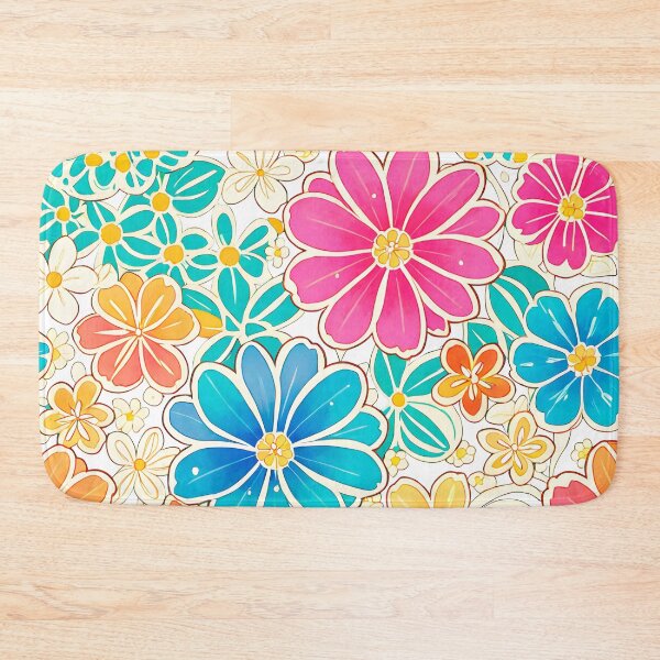 Item preview, Large flowers of different colors 2 designed and sold by Djscusa.