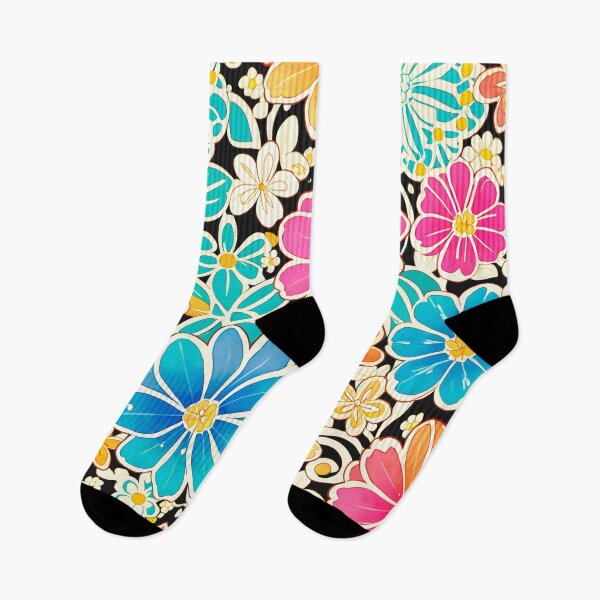 Item preview, Large flowers of different colors 2 designed and sold by Djscusa.