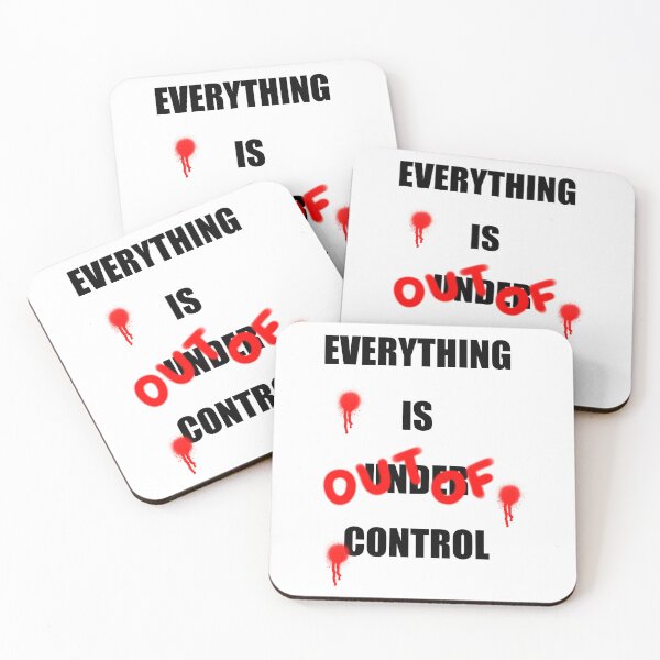 Item preview, Everything Is Out Of Control – Modern Graffiti Art Print designed and sold by ByAgnessa.