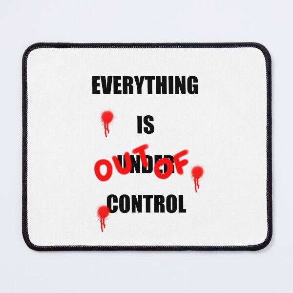 Item preview, Everything Is Out Of Control – Modern Graffiti Art Print designed and sold by ByAgnessa.
