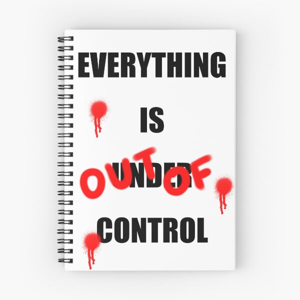 Item preview, Everything Is Out Of Control – Modern Graffiti Art Print designed and sold by ByAgnessa.