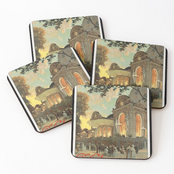 Item preview, Vintage Vichy Travel Poster | Art Nouveau Style | Belle Époque Decor | French Spa Town | Elegant & Sophisticated Artwork designed and sold by artofuniverse.