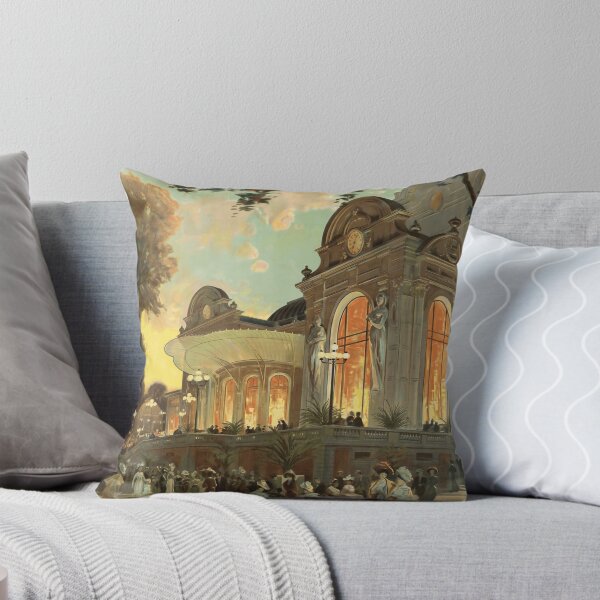 Item preview, Vintage Vichy Travel Poster | Art Nouveau Style | Belle Époque Decor | French Spa Town | Elegant & Sophisticated Artwork designed and sold by artofuniverse.