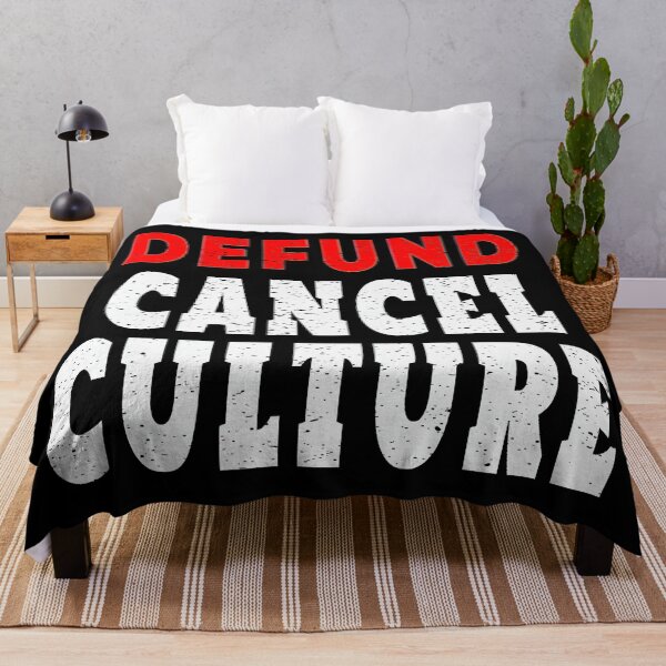 Item preview, Defund Cancel Culture Politically Incorrect Funny designed and sold by Basketball9zj0.