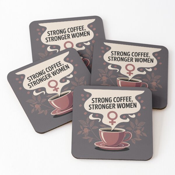 Item preview, Strong Coffee Stronger Women • Feminist Coffee designed and sold by Blok45.