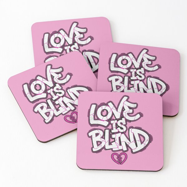 Item preview, Love Is Blind – Broken Heart Typography Design designed and sold by SaicoGN.