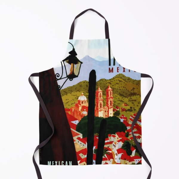 Item preview, Discover Taxco Mexico | Vintage Travel Poster | Santa Prisca Church Art | Mexican Baroque Architecture & Scenic Landscape designed and sold by artofuniverse.
