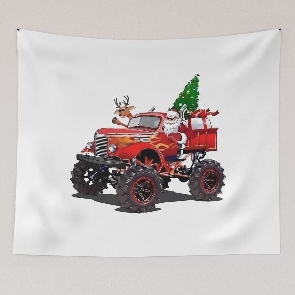 Item preview, Christmas Tractor Boys Santa Xmas Farm Truck designed and sold by Brettgison.