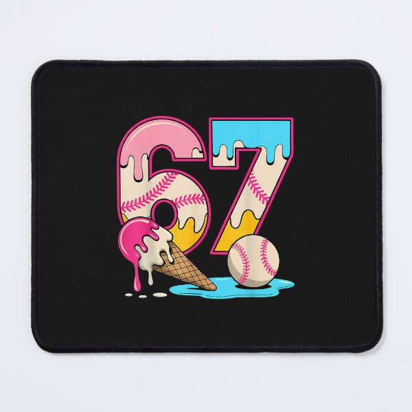 Item preview, 67 Ice Cream Drip Meme Funny Six Seven Gen Alpha Slang designed and sold by grumpzara.