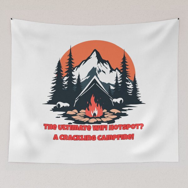 Item preview, The Ultimate WiFi Hotspot – Funny Camping & Adventure Design  designed and sold by SaadArtCo.