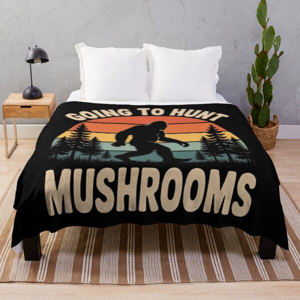 Item preview, Funny Bigfoot as a Mushroom Hunter Going Mushroom Hunting  designed and sold by TyraYoung.