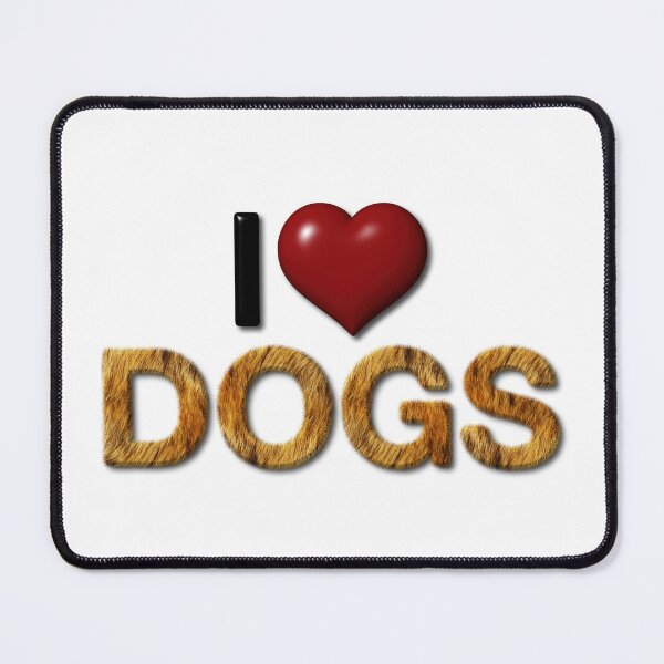 Item preview, I Love Dogs designed and sold by Trexyca Artworks Store.