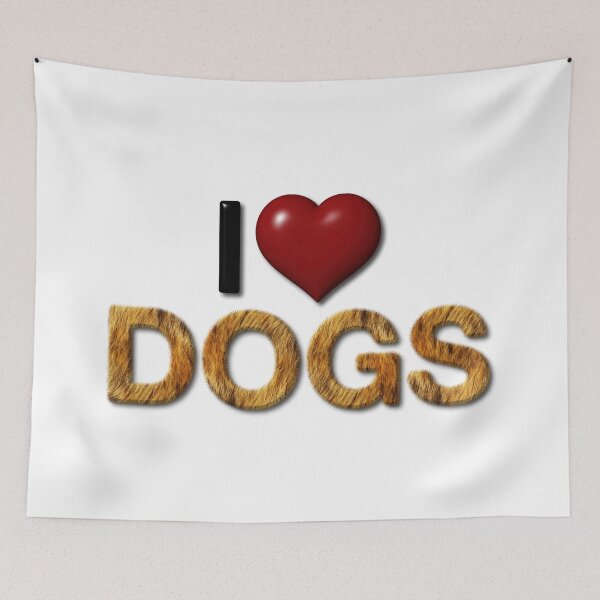Item preview, I Love Dogs designed and sold by Trexyca Artworks Store.