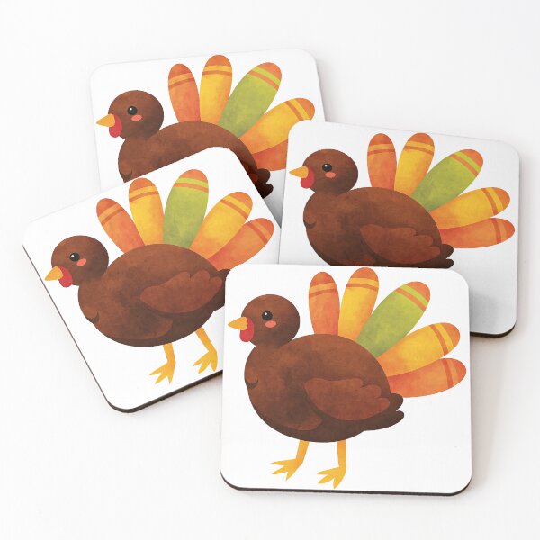 Item preview, Cute Thanksgiving Turkey Illustration for Fall Decor designed and sold by ArtfulWeave.