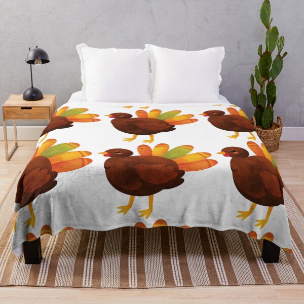 Item preview, Cute Thanksgiving Turkey Illustration for Fall Decor designed and sold by ArtfulWeave.
