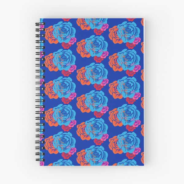 Item preview, Tiled Roses With Blue Background designed and sold by Megan Goodson.