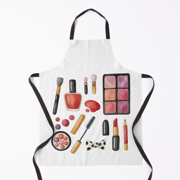 Item preview, Watercolor Makeup Set Illustration for Beauty Lovers designed and sold by ArtfulWeave.