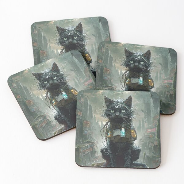 Item preview, The Last Cat on Earth Design | Post-Apocalyptic Feline Art Print | Cinematic Dystopian Cat Decor for Sci-Fi & Myth Fans designed and sold by ShopAyejaeys.