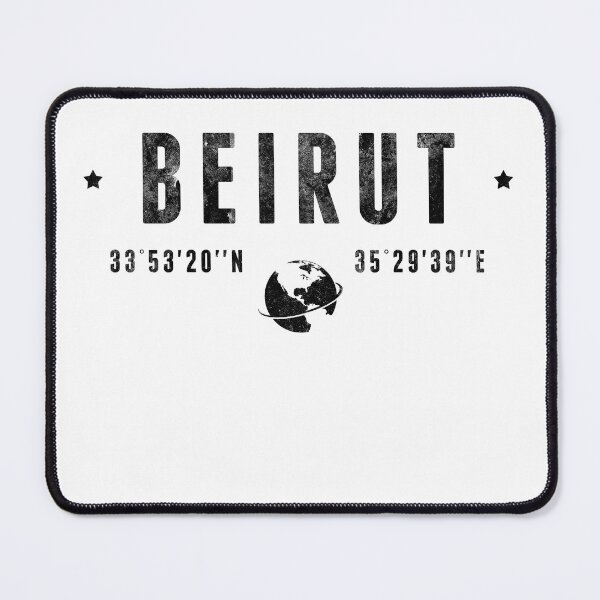 Item preview, Beirut Lebanon Global GPS Coordinates designed and sold by capricedefille.