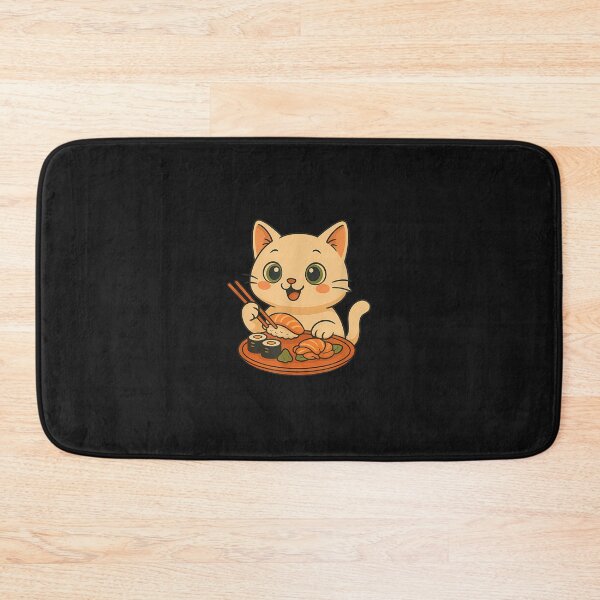 Item preview, Cute Sushi Cat Japanese Food  designed and sold by cawtoon.