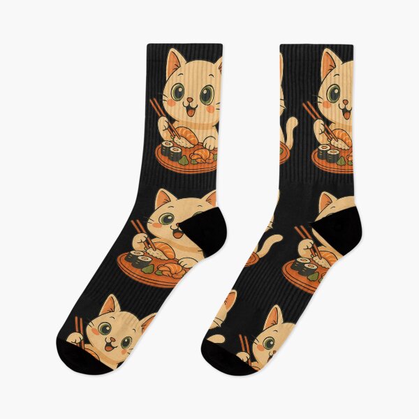 Item preview, Cute Sushi Cat Japanese Food  designed and sold by cawtoon.