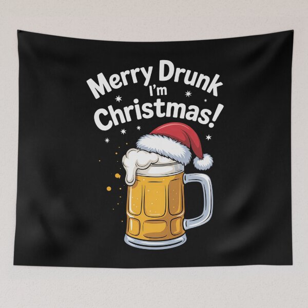 Item preview, Christmas Funny Beer Santa Hat designed and sold by LunaCrazeArt.