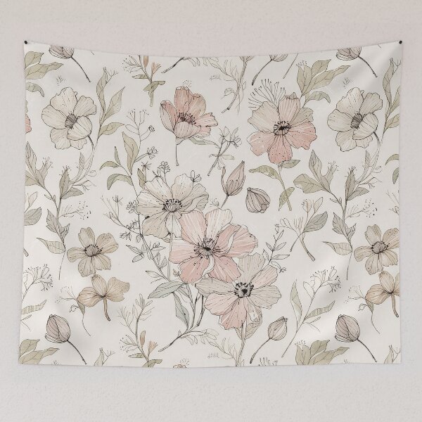 Item preview, Artistic Flower Drawing designed and sold by CoolPixels.