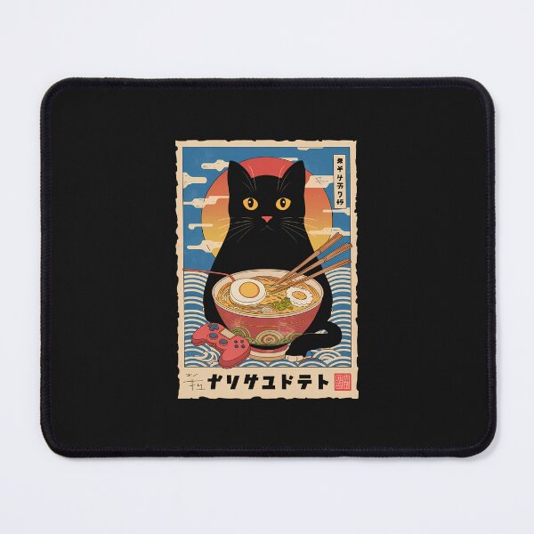 Item preview, Ramen Cat Tshirt Gamer Kawaii Funny Retro Japanese Gaming designed and sold by cawtoon.