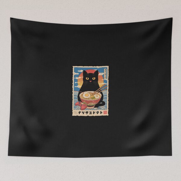 Item preview, Ramen Cat Tshirt Gamer Kawaii Funny Retro Japanese Gaming designed and sold by cawtoon.