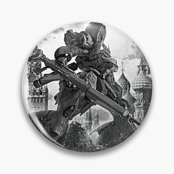 Item preview, SAZABI GUNDAM RUSIA REMASTERED black white designed and sold by sabartgunpla.