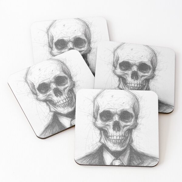 Item preview, Dapper Skeleton designed and sold by Leon Woods Pencil Art.