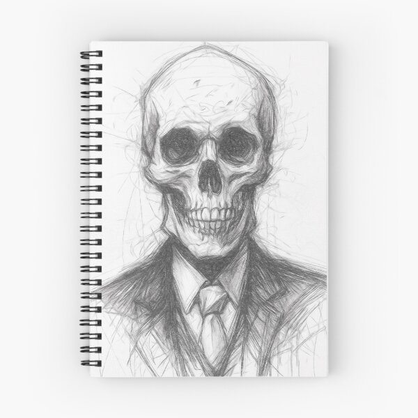 Item preview, Dapper Skeleton designed and sold by Leon Woods Pencil Art.