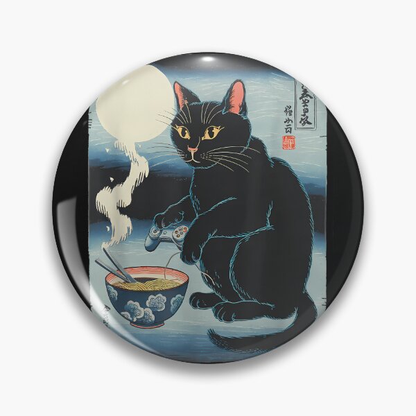 Item preview, Ramen Cat Tshirt Gamer Kawaii Funny Retro Japanese Gaming designed and sold by cawtoon.