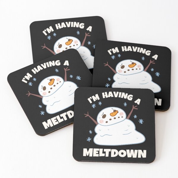 Item preview, Funny Snowman Christmas Meltdown – Holiday Humor Design designed and sold by Maryna_Reine.