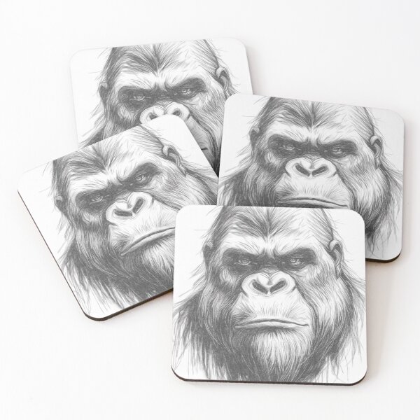 Item preview, Yeti Pencil Sketch designed and sold by Leon Woods Pencil Art.