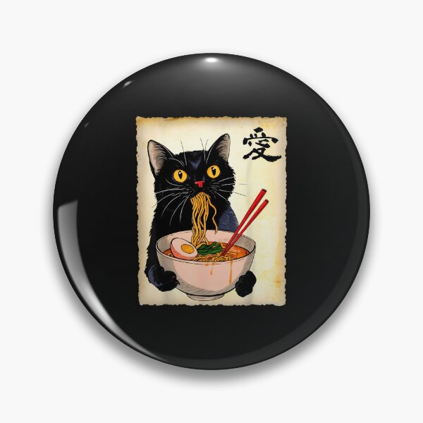 Artikelvorschau, Lustige Katze Ramen Grafik Japanisch Kawaii Anime Moggie 2025 entworfen und verkauft von cawtoon.