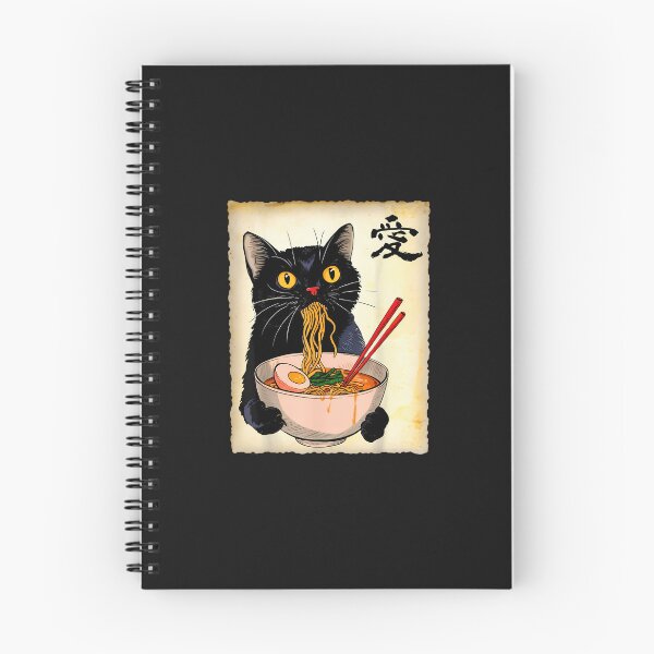 Item preview, Funny Cat Ramen Graphic Japanese Kawaii Anime Moggie 2025 designed and sold by cawtoon.