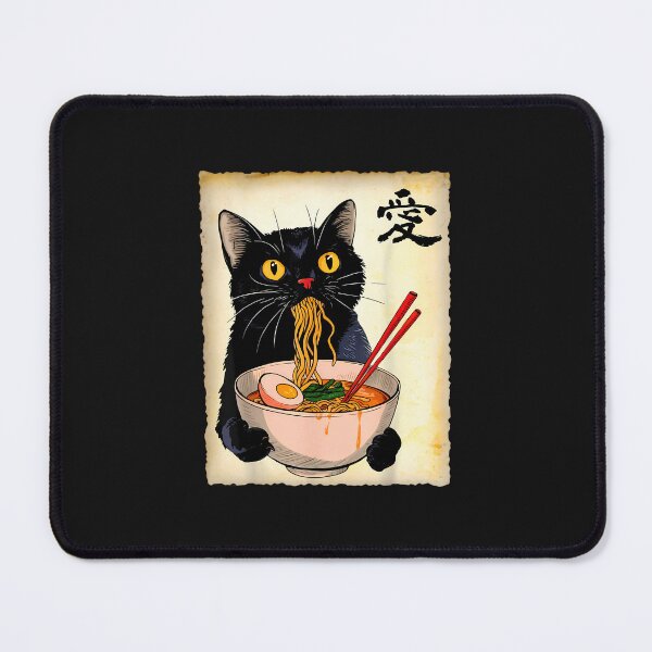 Item preview, Funny Cat Ramen Graphic Japanese Kawaii Anime Moggie 2025 designed and sold by cawtoon.