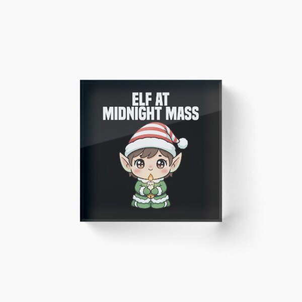 Item preview, ELF AT MIDNIGHT MASS - CHRISTMAS ELF designed and sold by KEF Custom.