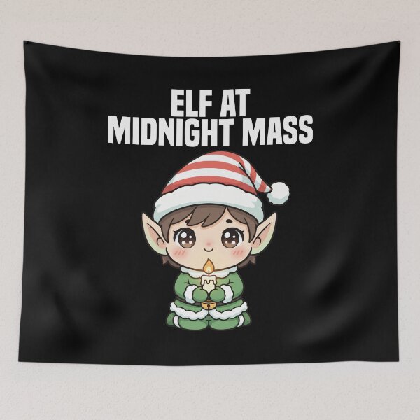 Item preview, ELF AT MIDNIGHT MASS - CHRISTMAS ELF designed and sold by KEF Custom.