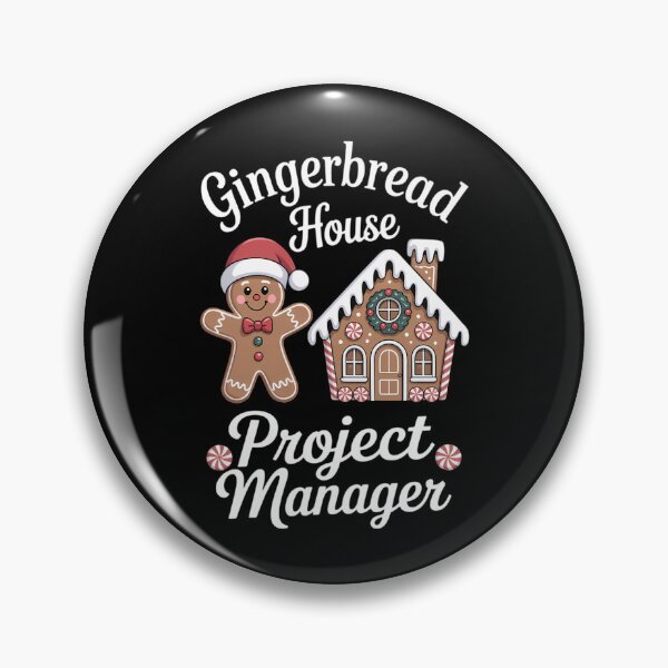 Item preview, Gingerbread House Project Manager Cookie Baking Christmas designed and sold by TyraYoung.