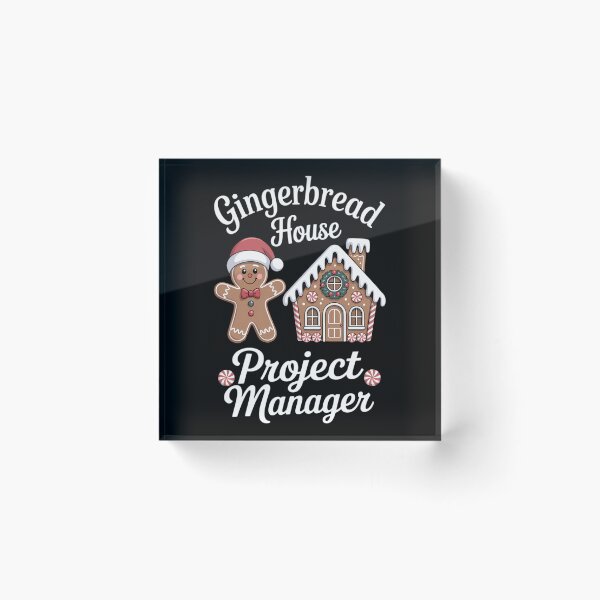 Item preview, Gingerbread House Project Manager Cookie Baking Christmas designed and sold by TyraYoung.