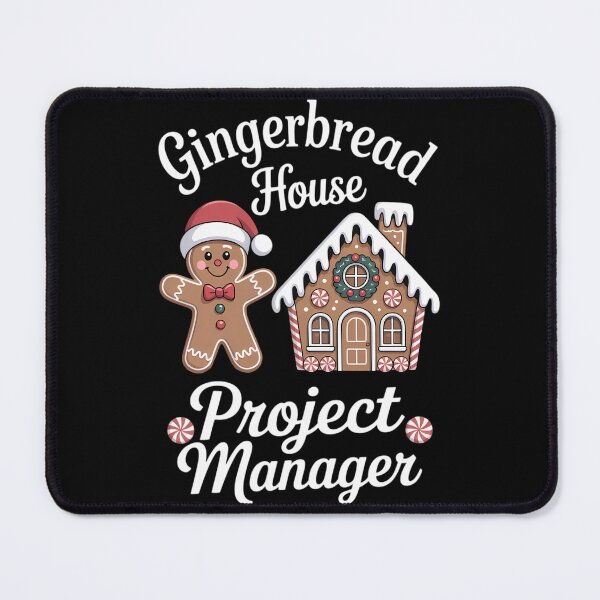 Item preview, Gingerbread House Project Manager Cookie Baking Christmas designed and sold by TyraYoung.