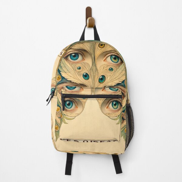 Item preview, Art Nouveau Eyes Hybrid AI Parody Art 6 designed and sold by NickWhittleArt.