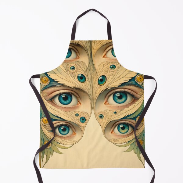 Item preview, Art Nouveau Eyes Hybrid AI Parody Art 6 designed and sold by NickWhittleArt.