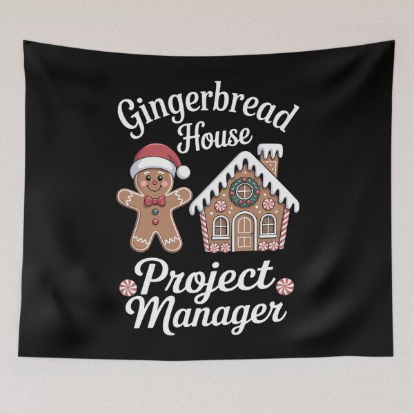 Item preview, Gingerbread House Project Manager Cookie Baking Christmas designed and sold by TyraYoung.